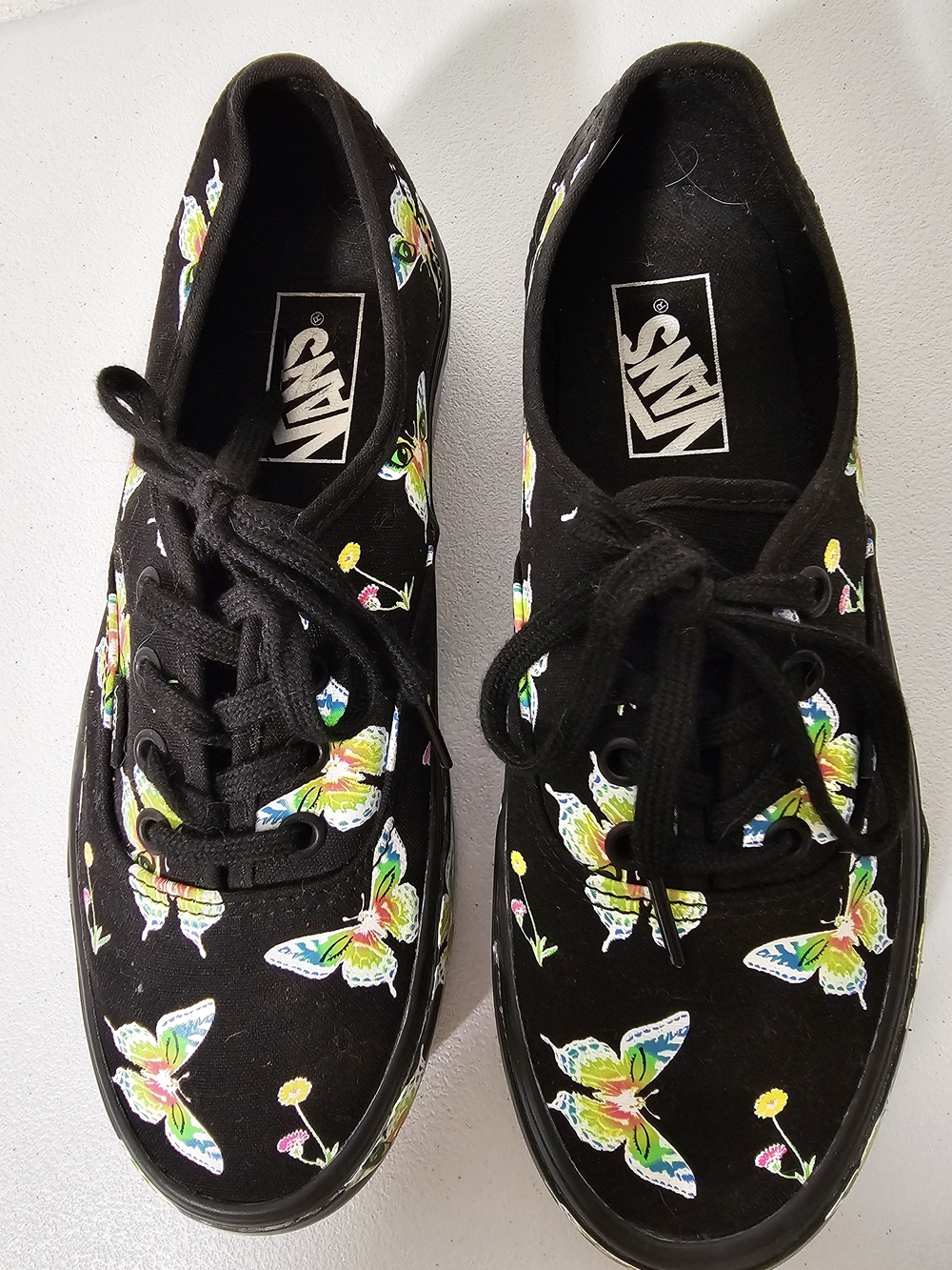 These are the Vans Authentic Stackform Morph Blackout sneakers